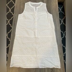 Loft eyelet dress NWT in size 10.